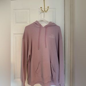 Hollister oversized purple hoodie.
